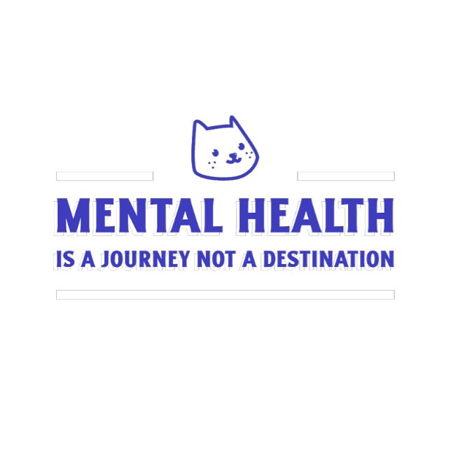 Mental Health is a journey T-Shirt Mental Wellness (Creator Uploaded)
