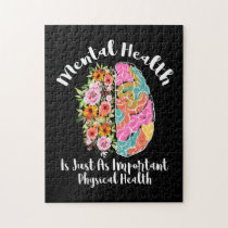 Mental Health Is Just As Physical Health Brain Jigsaw Puzzle