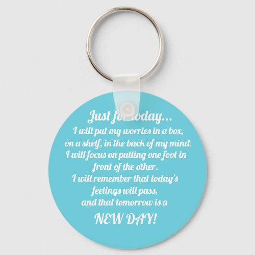 Mental health keychain