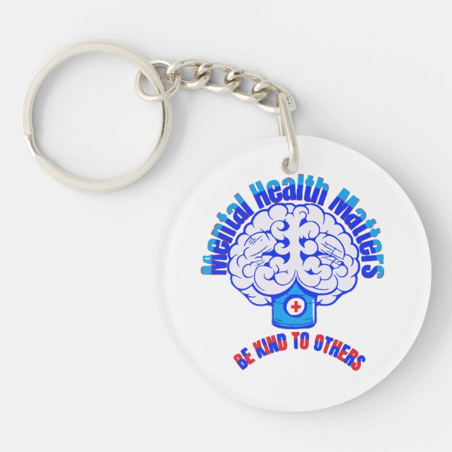 Mental Health Keychain (Front)