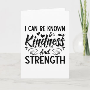 Mental Health Kindness And Strength Anxiety Anxie Card