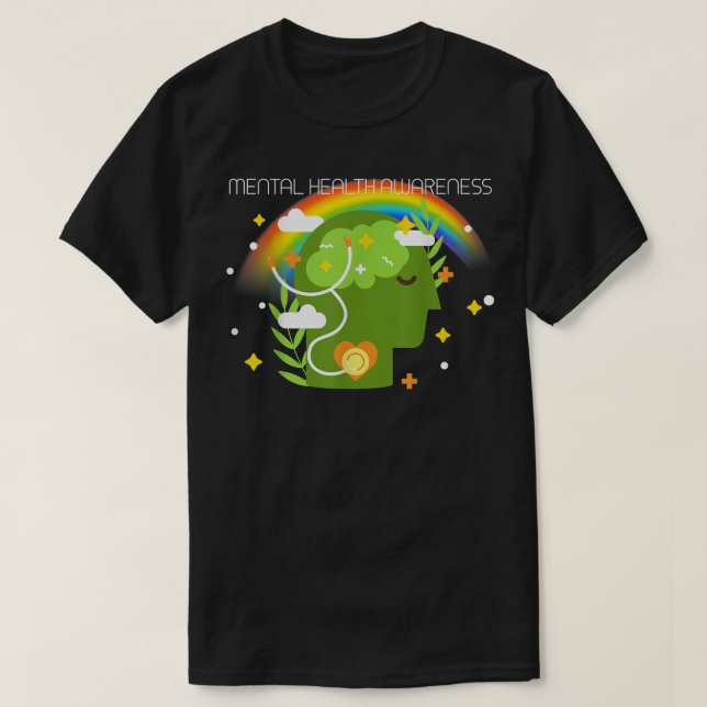 Mental Health Lgbtq 4487 1991  T-Shirt (Design Front)