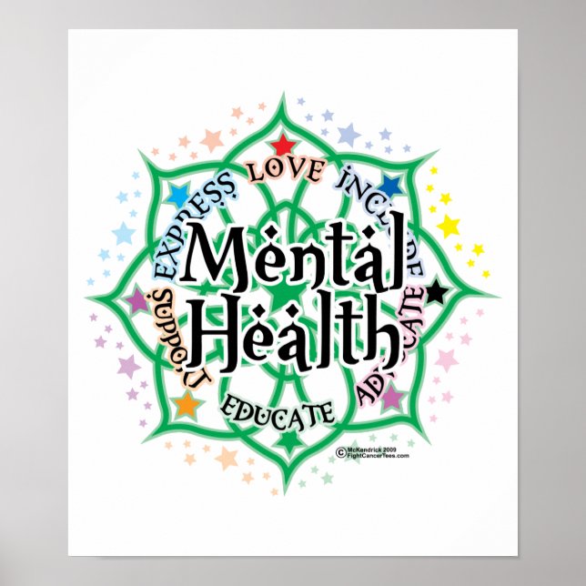 Mental Health Lotus Poster (Front)
