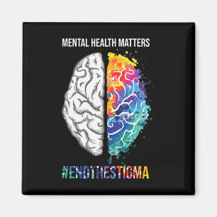 Mental Health Matters Awareness Month Costume Magnet