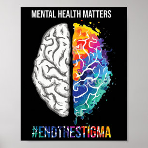 Mental Health Matters Awareness Month Costume  Poster