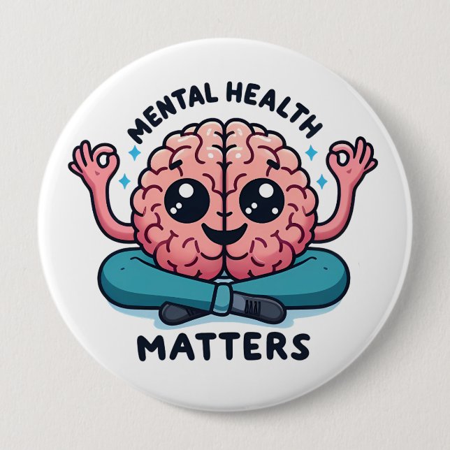Mental Health Matters Button (Front)