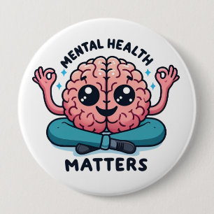 Mental Health Matters Button