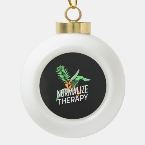 Mental Health Matters Ceramic Ball Christmas Ornament