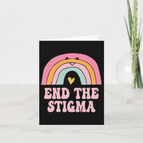 Mental Health Matters End The Stigma 2 Sided  Card