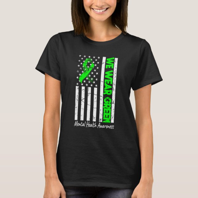 Mental Health Matters For Mental Health Awareness  T-Shirt (Front)