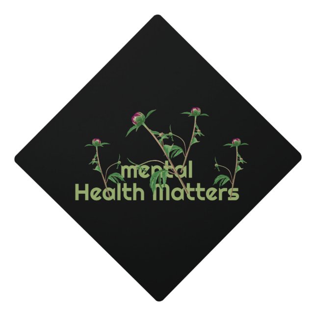 Mental Health Matters Graduation Cap Topper (Front)