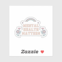 Mental Health Matters | Groovy Rainbow French Gray