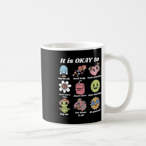 Mental Health Matters Groovy Smile Mental Health A Coffee Mug