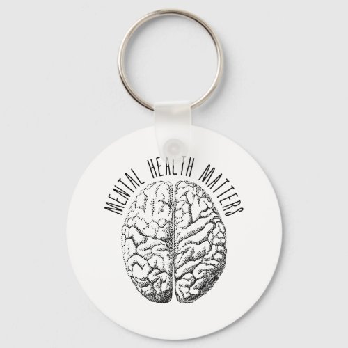 Mental health matters keychain