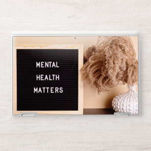 Mental Health Matters Letterboard Wellness Still L HP Laptop Skin