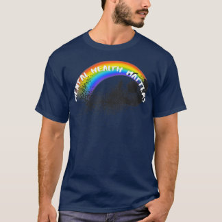Mental Health Matters Lgbtq Soccer Rainbow Pride48 T-Shirt