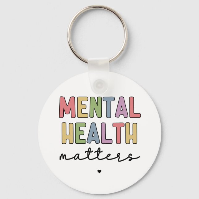 Mental Health Matters | Mental Health Awareness Keychain (Front)