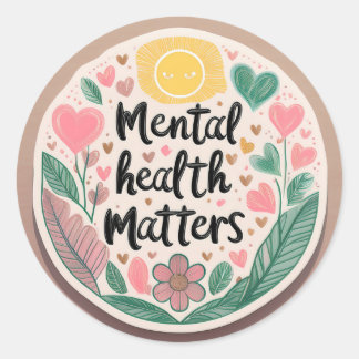 Mental Health Matters – Motivational Sticker