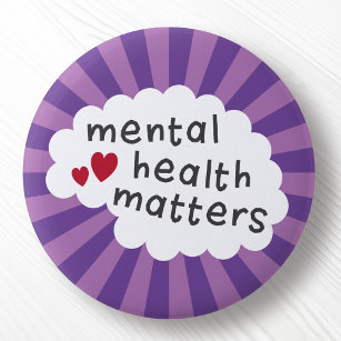 Mental Health Matters Pin Positive Pinback Buttons Pins for Backpacks  Mental Awareness Button Pins -  Sweden