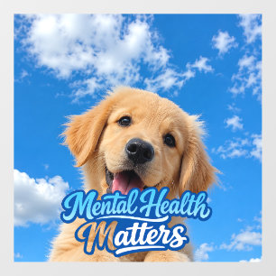 Mental Health Matters Positive Awareness Wall Decal
