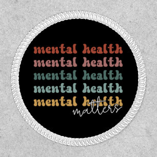 Mental Health Matters Retro Awareness Patch