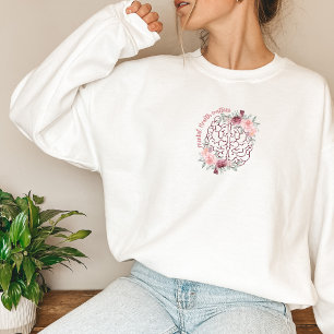 Mental Health Matters Rosa Mind Side Aesthetic Sweatshirt