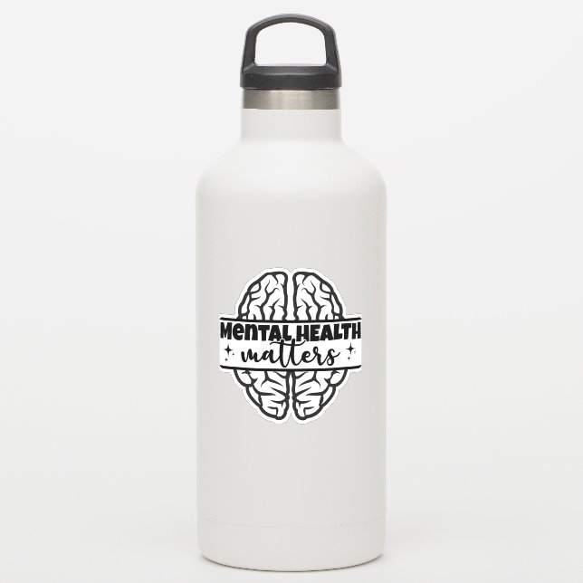 Mental health matters sticker (Waterbottle)