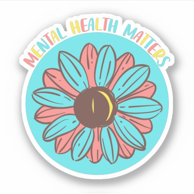 Mental Health Matters  Sticker (Front)