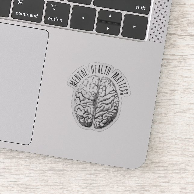 Mental health matters sticker (Detail)