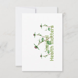 Mental Health Matters Thank You Card