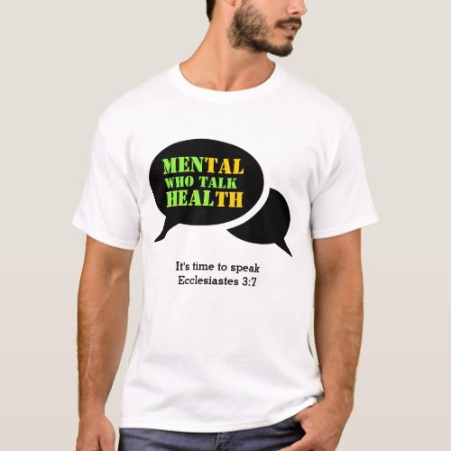 Mental Health MEN WHO TALK HEAL Customized T_Shirt