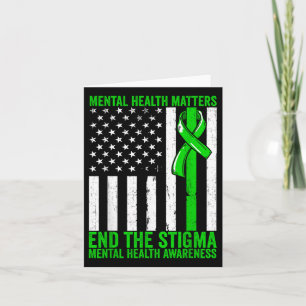 Mental Health Mental Health Awareness End The Stig Card