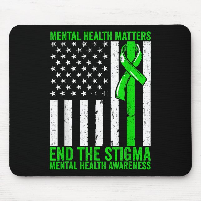 Mental Health Mental Health Awareness End The Stig Mouse Pad (Front)