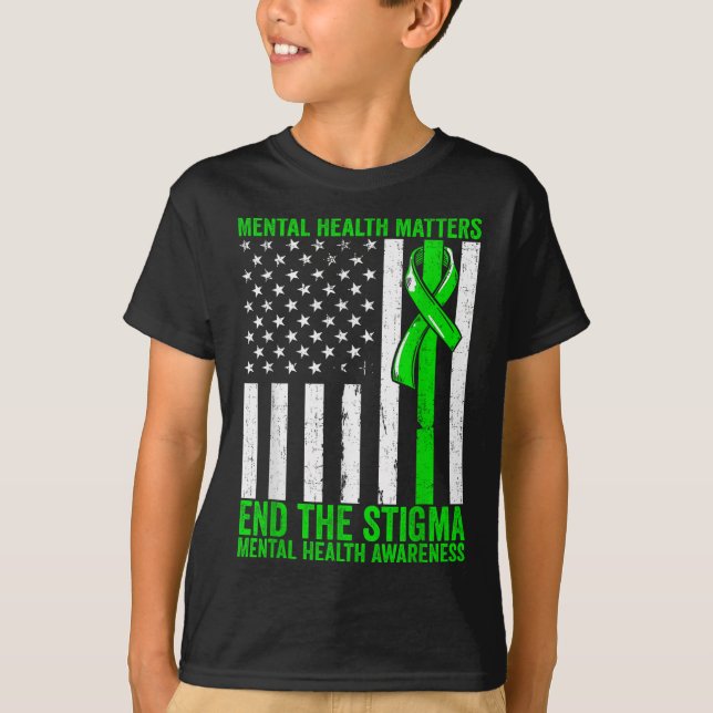 Mental Health Mental Health Awareness End The Stig T-Shirt (Front)