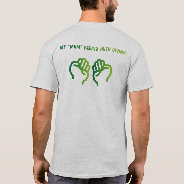 Mental Health Momentum Men's T-Shirt (Back)