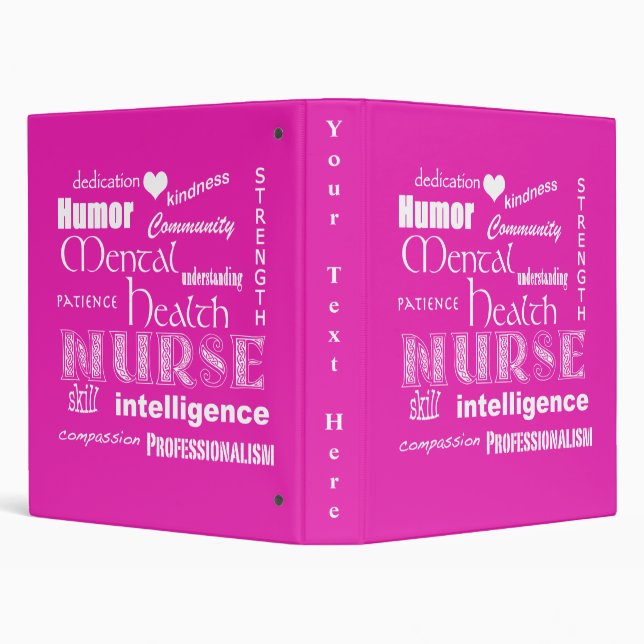Mental Health Nurse-Attributes/Pink Binder (Background)