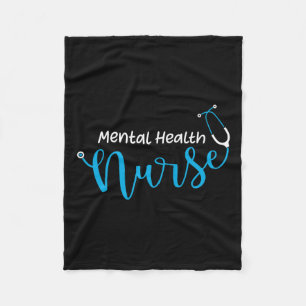 Mental Health Nurse Fleece Blanket