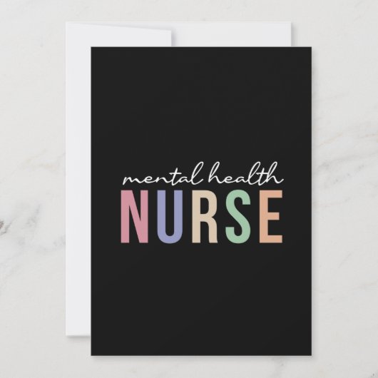 Mental health nurse Gifts for psychiatric nurse (Front)