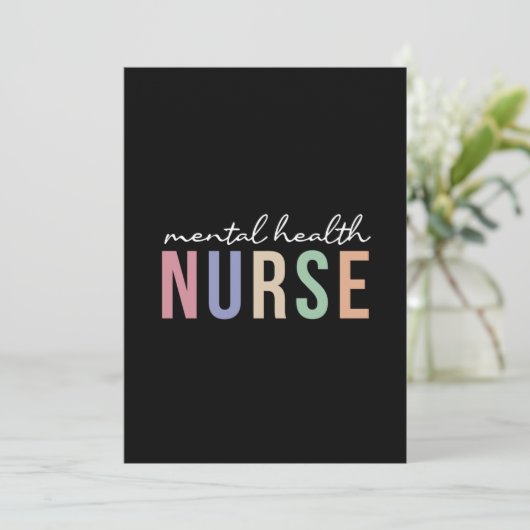 Mental health nurse Gifts for psychiatric nurse (Standing Front)