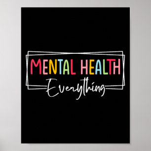 Mental Health Over Everything Suicide Depression A Poster