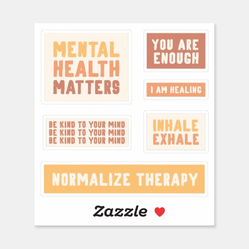 Mental Health pack Sticker