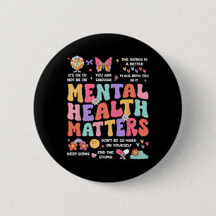 Mental Health Problem Autism Awareness Month Groov Button