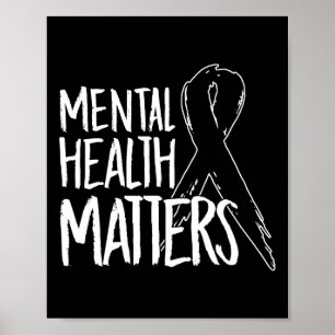 Mental Health Problems Design Suicide For Awarenes Poster