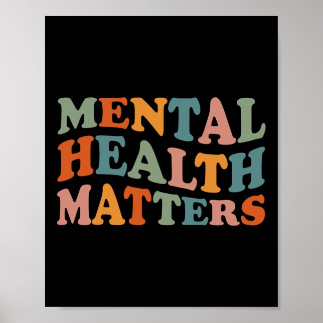 Mental Health Problems Human Brain Awareness Kids  Poster (Front)