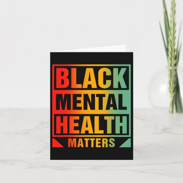 Mental Health Problems Human Brain Counselor Thera Card (Front)
