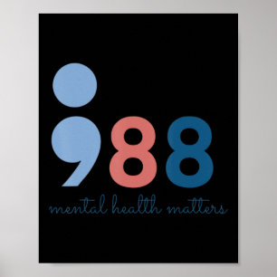 Mental Health Problems Suicide Prevention Awarenes Poster