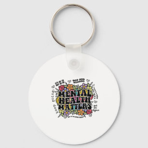 Mental Health Problems Women Men Kid Keychain