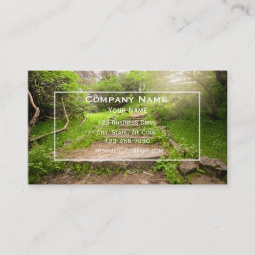 Mental Health Professional Natural Business Card