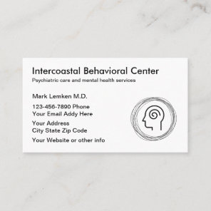 Mental Health Psychiatrist Appointment Cards