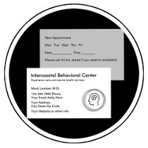 Mental Health Psychiatrist Appointment Cards